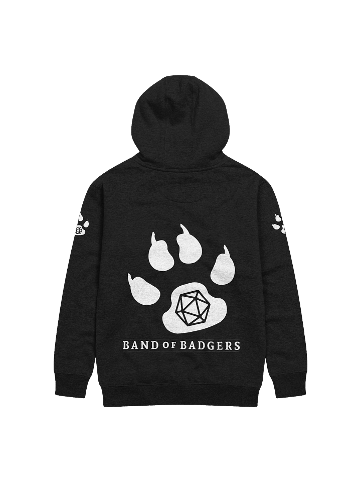 Paw Print Polyhedral Unisex Hoodie product image (2)