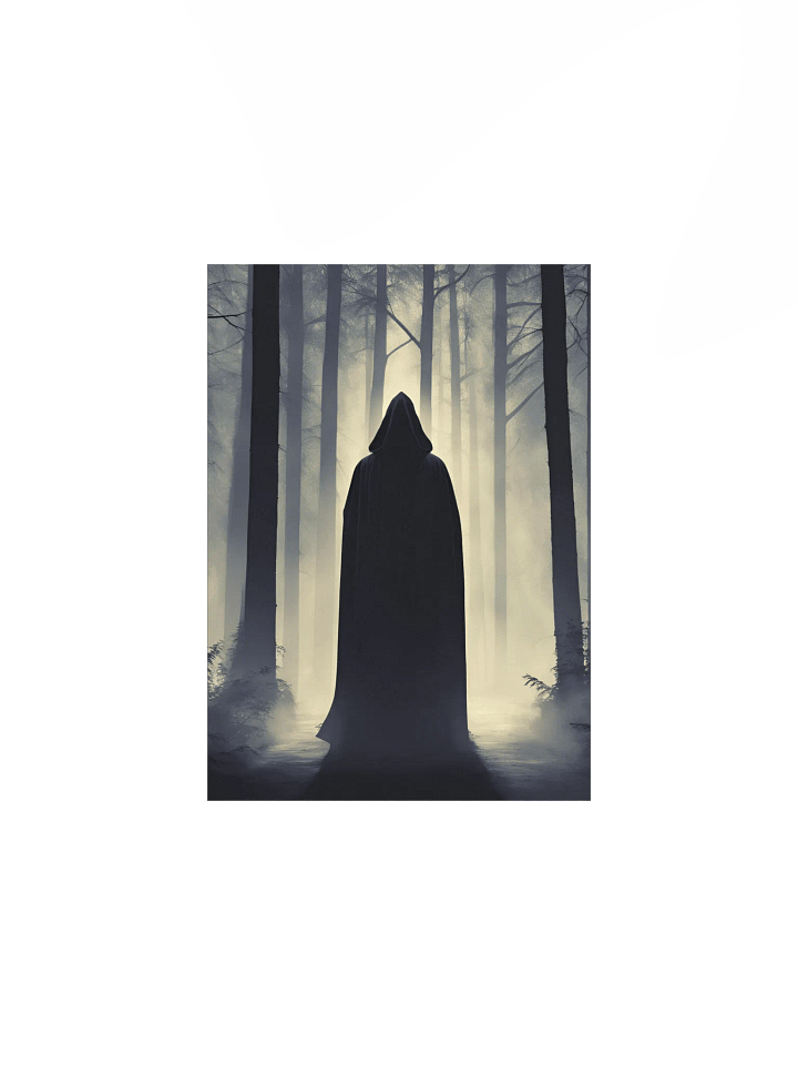 Misty Forest Hooded Figure Goth Poster product image (4)