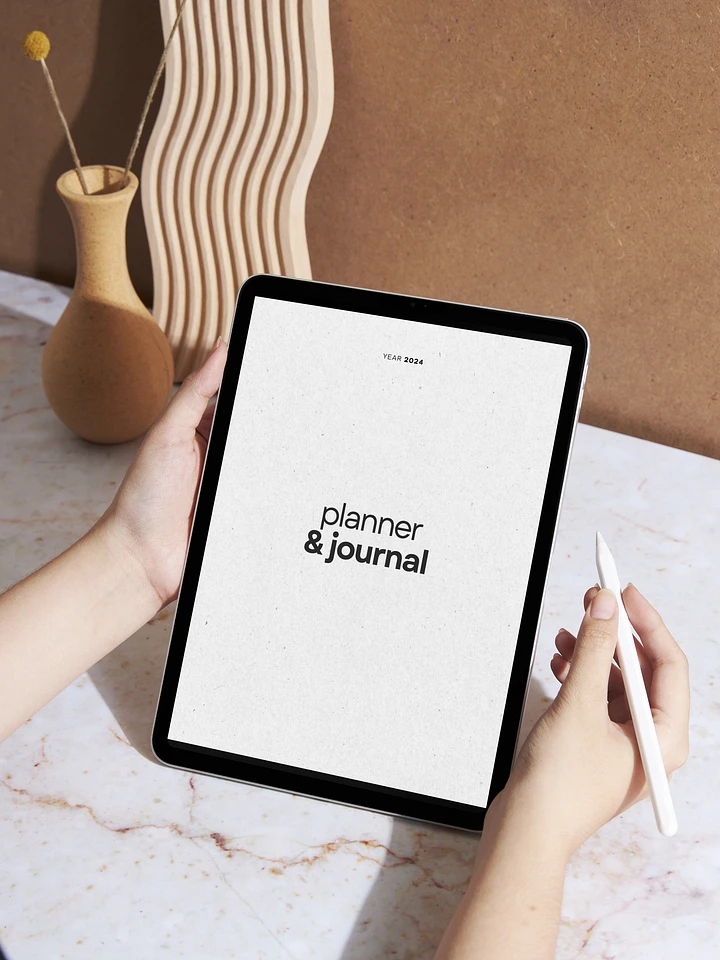 Undated Minimalist Planner + Journal product image (1)