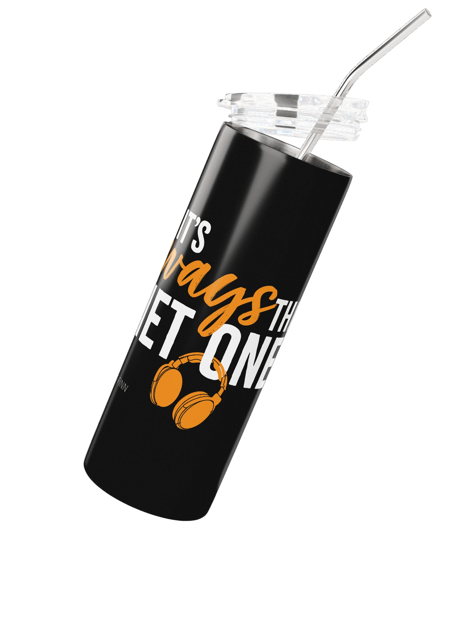 It's Always The Quiet Ones Stainless Steel Tumbler (Black) product image (2)