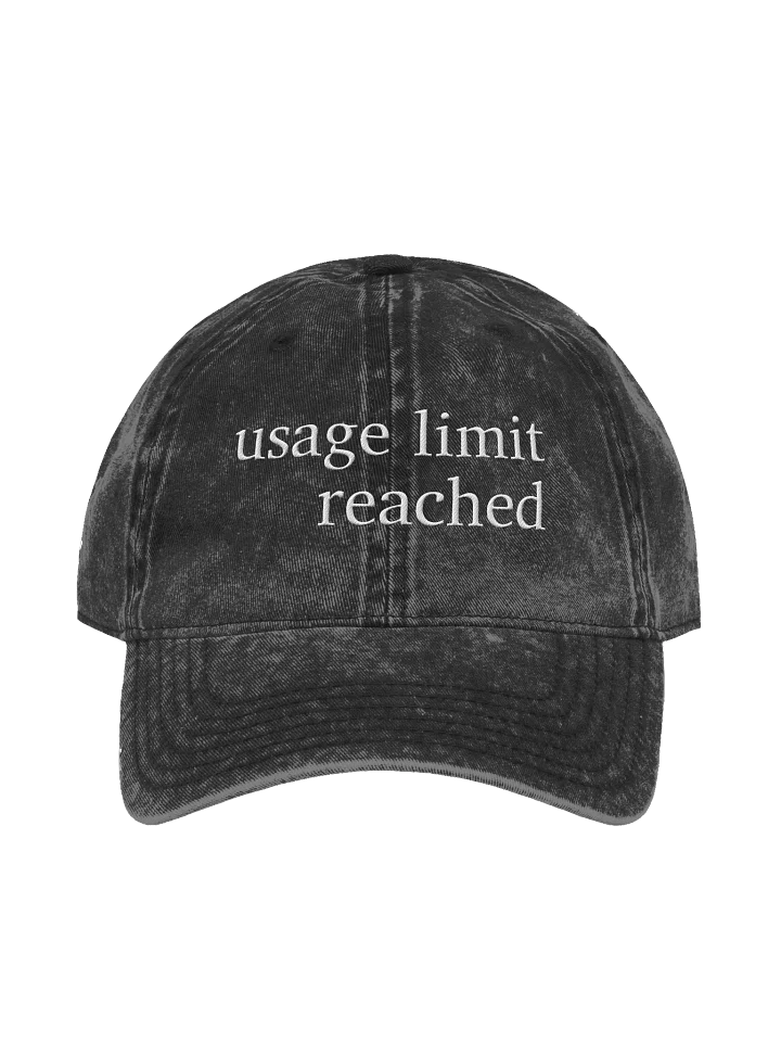 Usage Limit Reached — “Thinking Cap” Dad Hat #AI Inside-Joke product image (1)