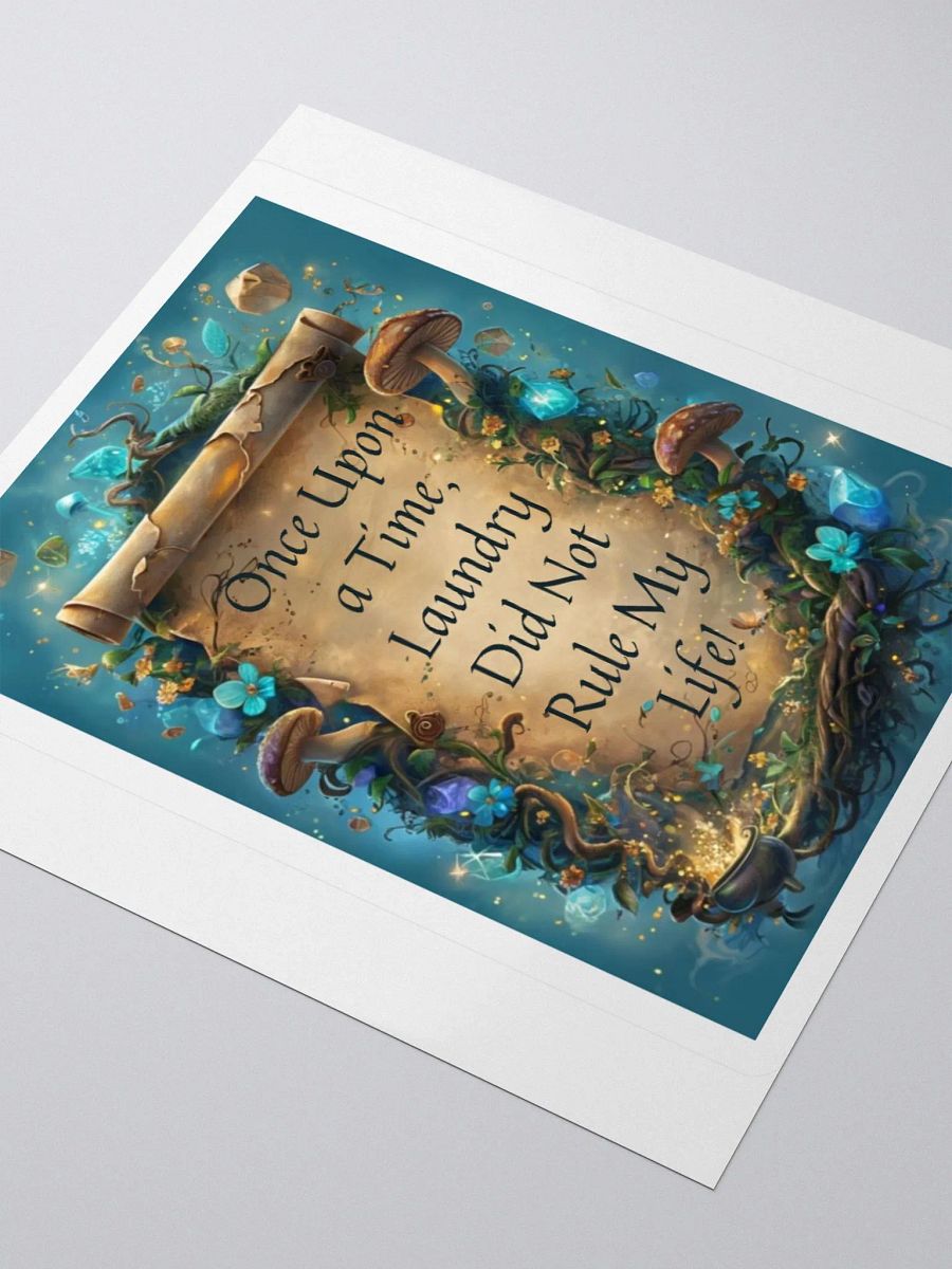Once Upon a Time, Laundry Did Not Rule My Life – Funny Mom Sticker, Parenting Humor, Relatable Mom Life Decal product image (9)
