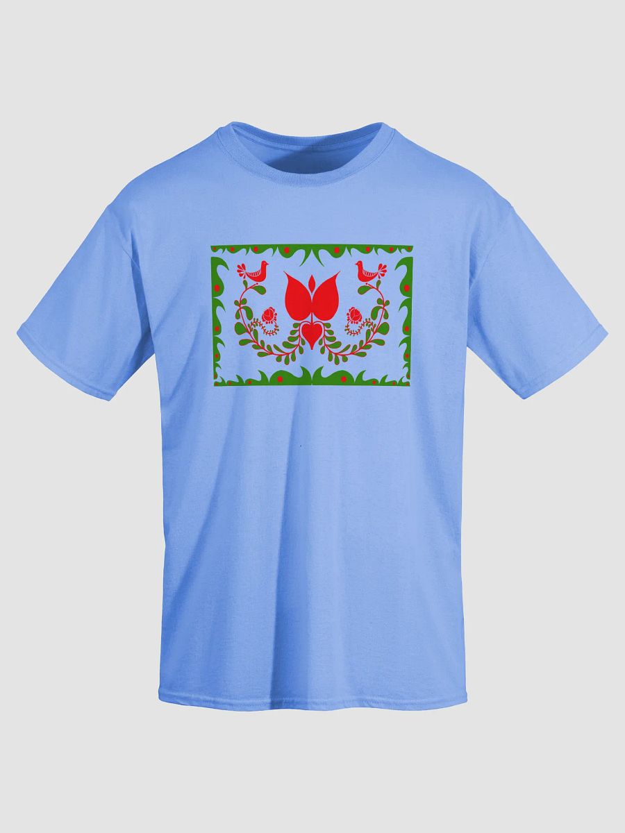 Blissful Hungary Folk Art Red Flower T-Shirt product image (3)