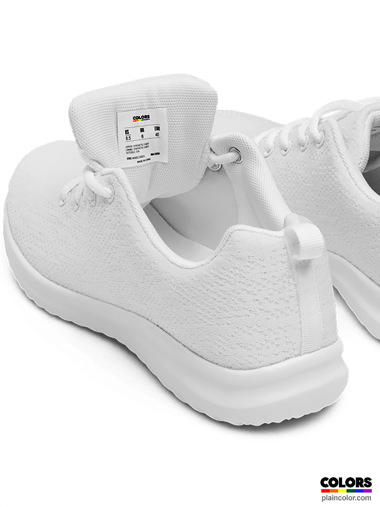 Women's White Sneakers Lace-up Sports Shoes product image (5)