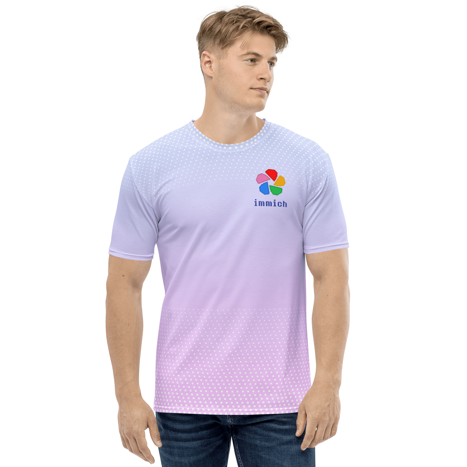 Retro T-Shirt Chest Logo Text product image (1)
