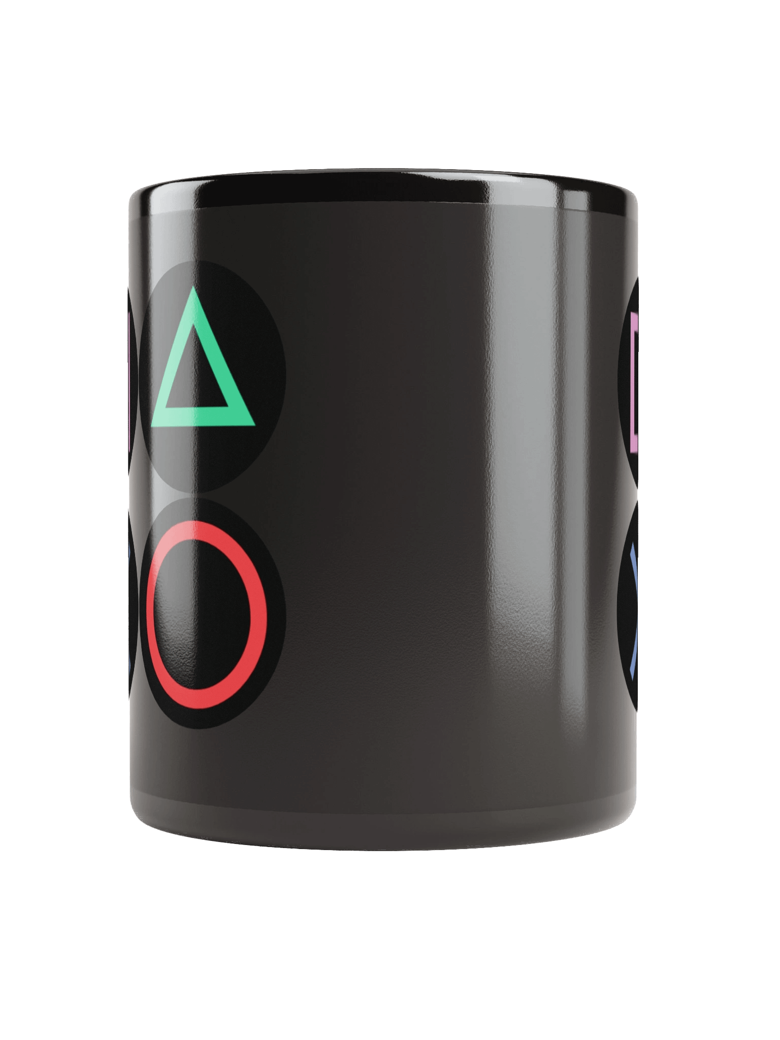 Gamer Controller Button Symbols Black Coffee Mug product image (6)