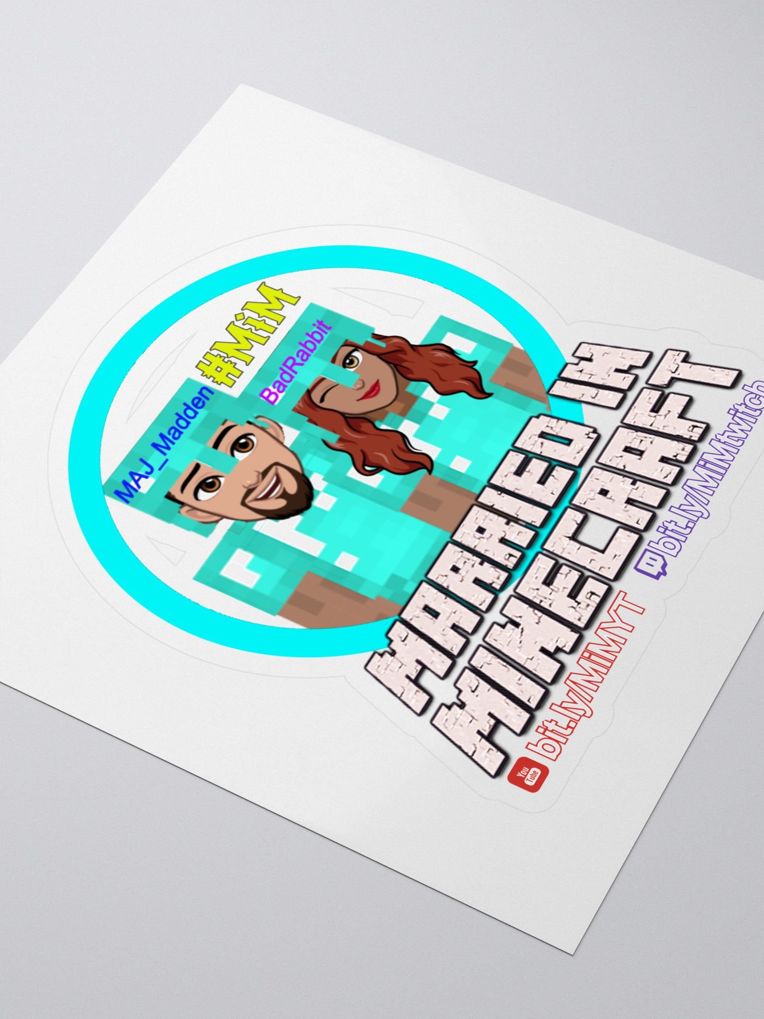#MiM Logo Kiss Cut Stickers product image (3)