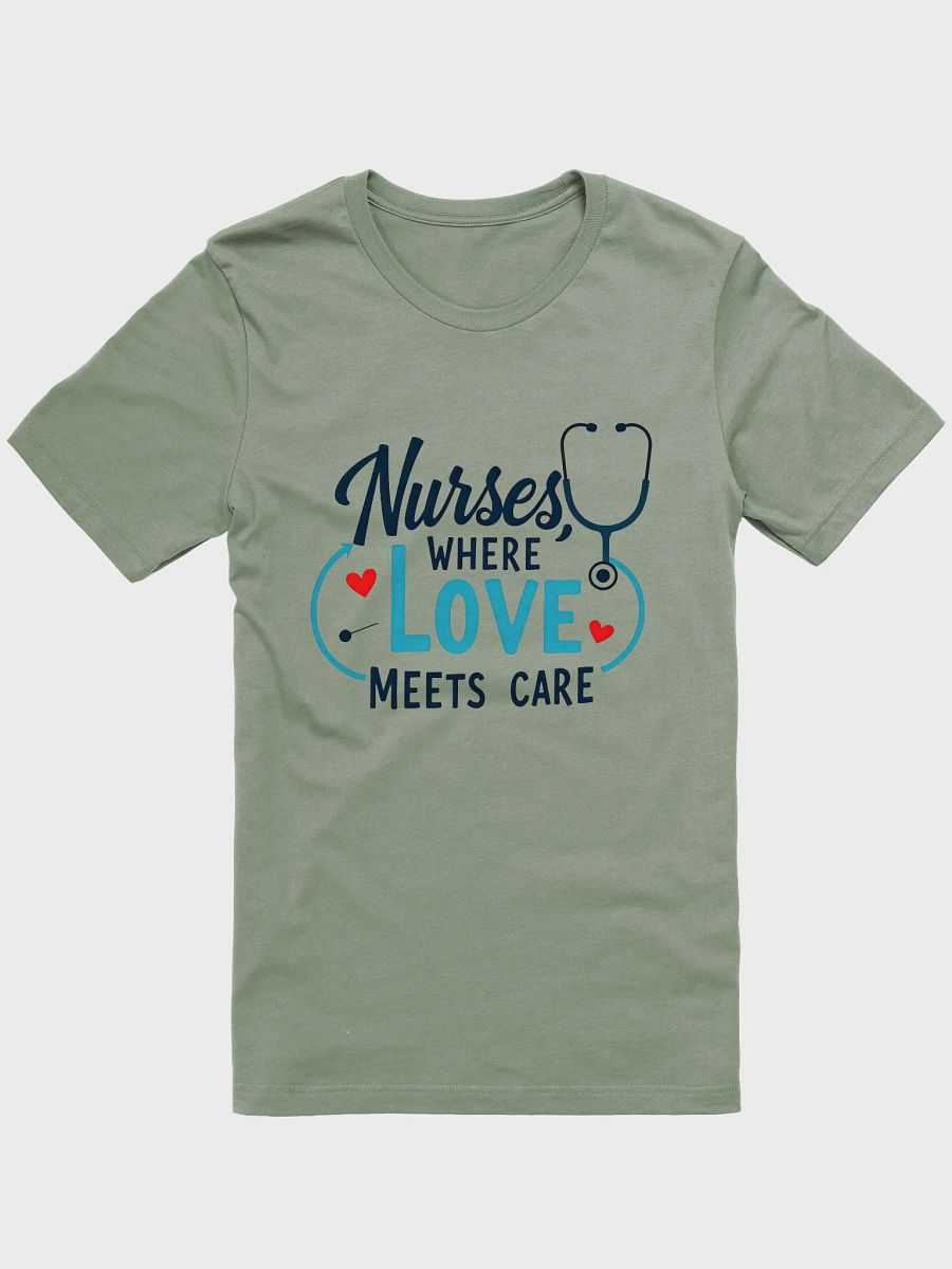 Love Meets Care Nurses T-Shirt product image (2)