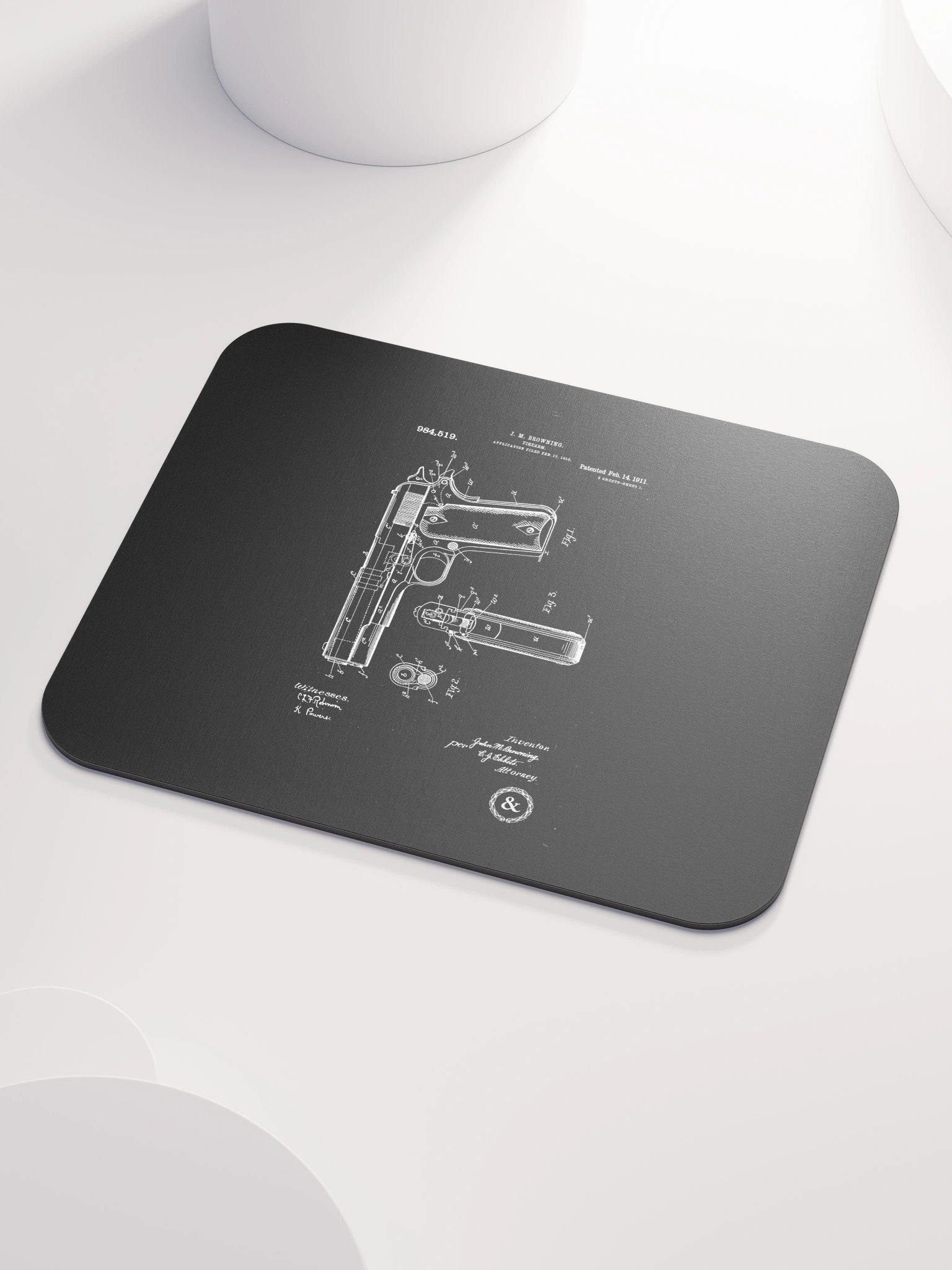 1911 Patent Mousepad product image (3)
