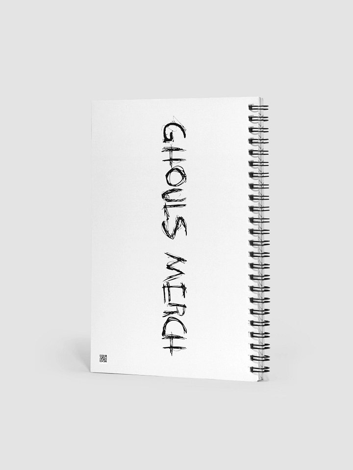 Graffiti Bear Black & White Notebook product image (2)