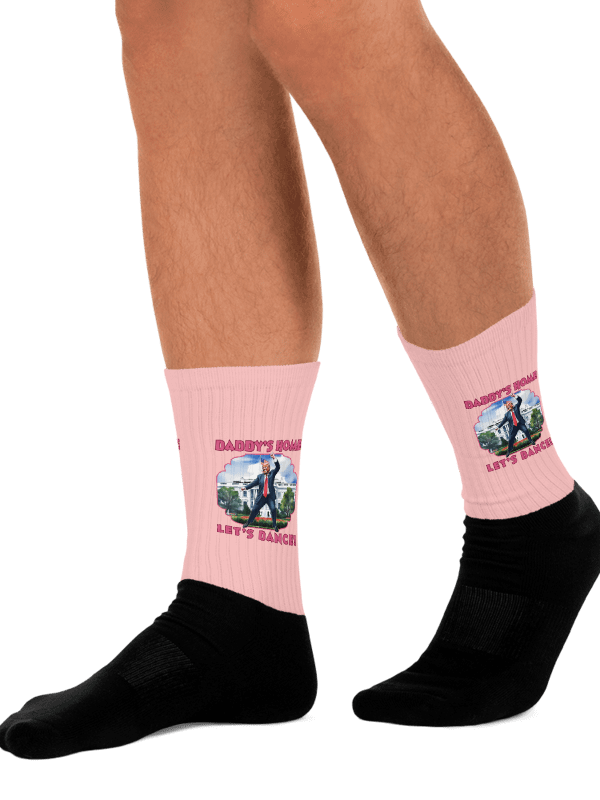 Trump Daddy's Home Let's Dance Funny Presidential Socks product image (3)