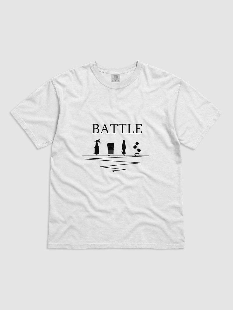 Battle Shirt - Black On White