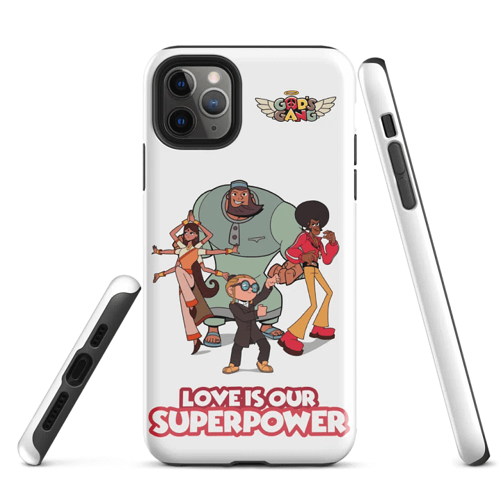 Love is Our Superpower | God’s Gang iPhone Case product image (5)