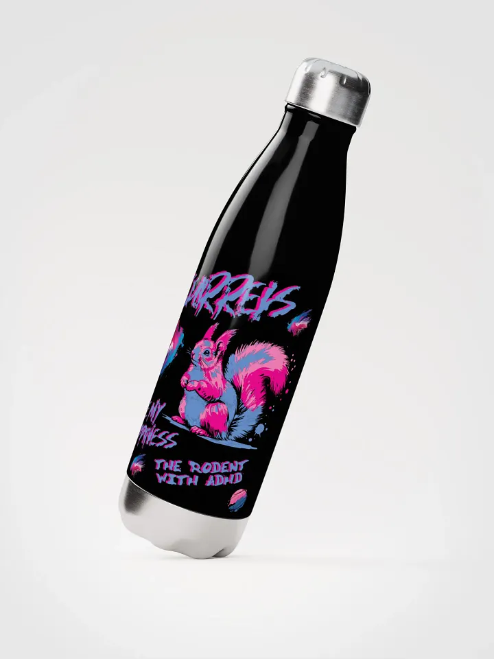 SQUIRRELS ARE MY HAPPINESS Stainless Steel Bottle product image (2)