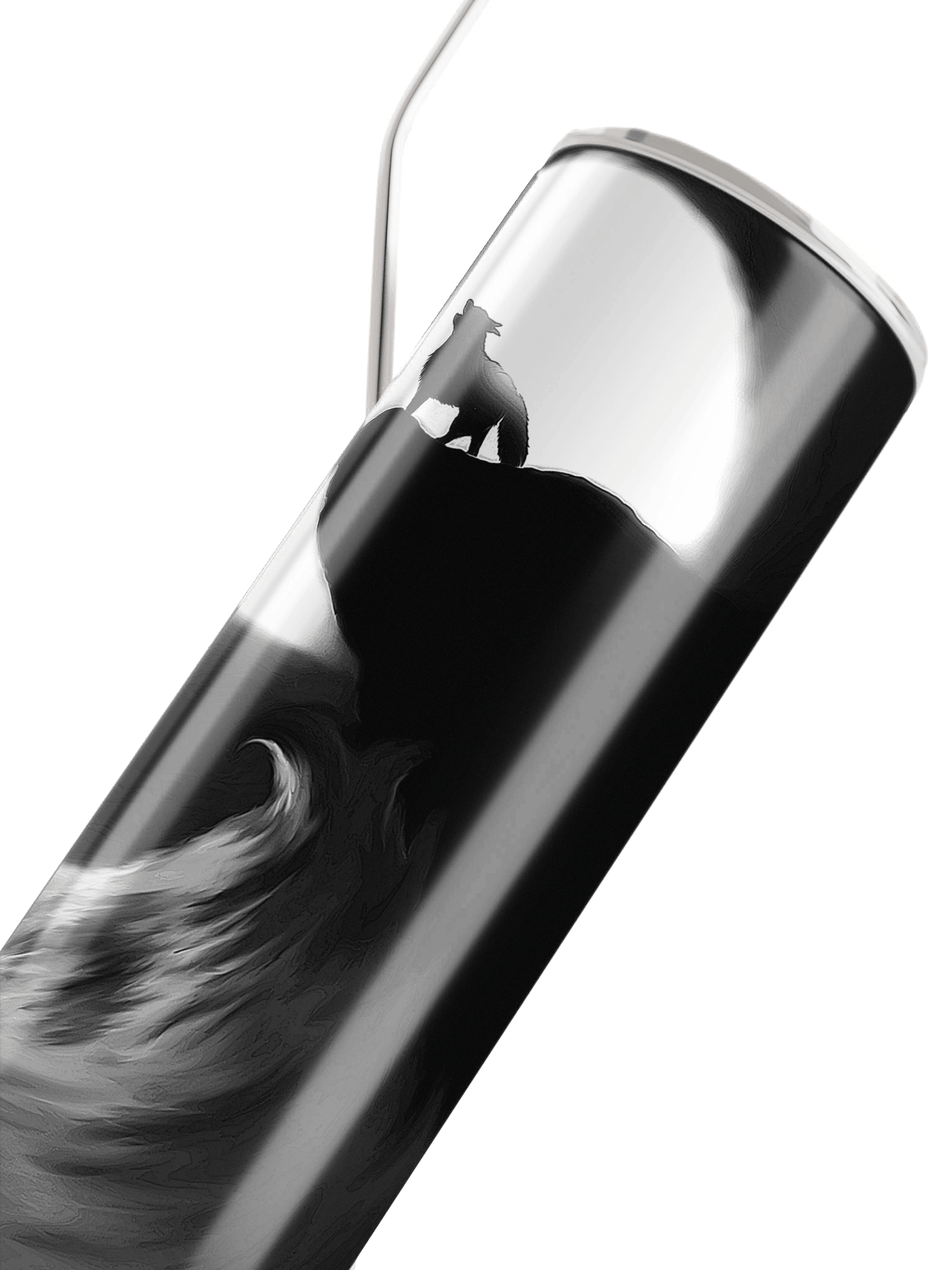 Lunar Wolf Stainless Steel Tumbler product image (4)