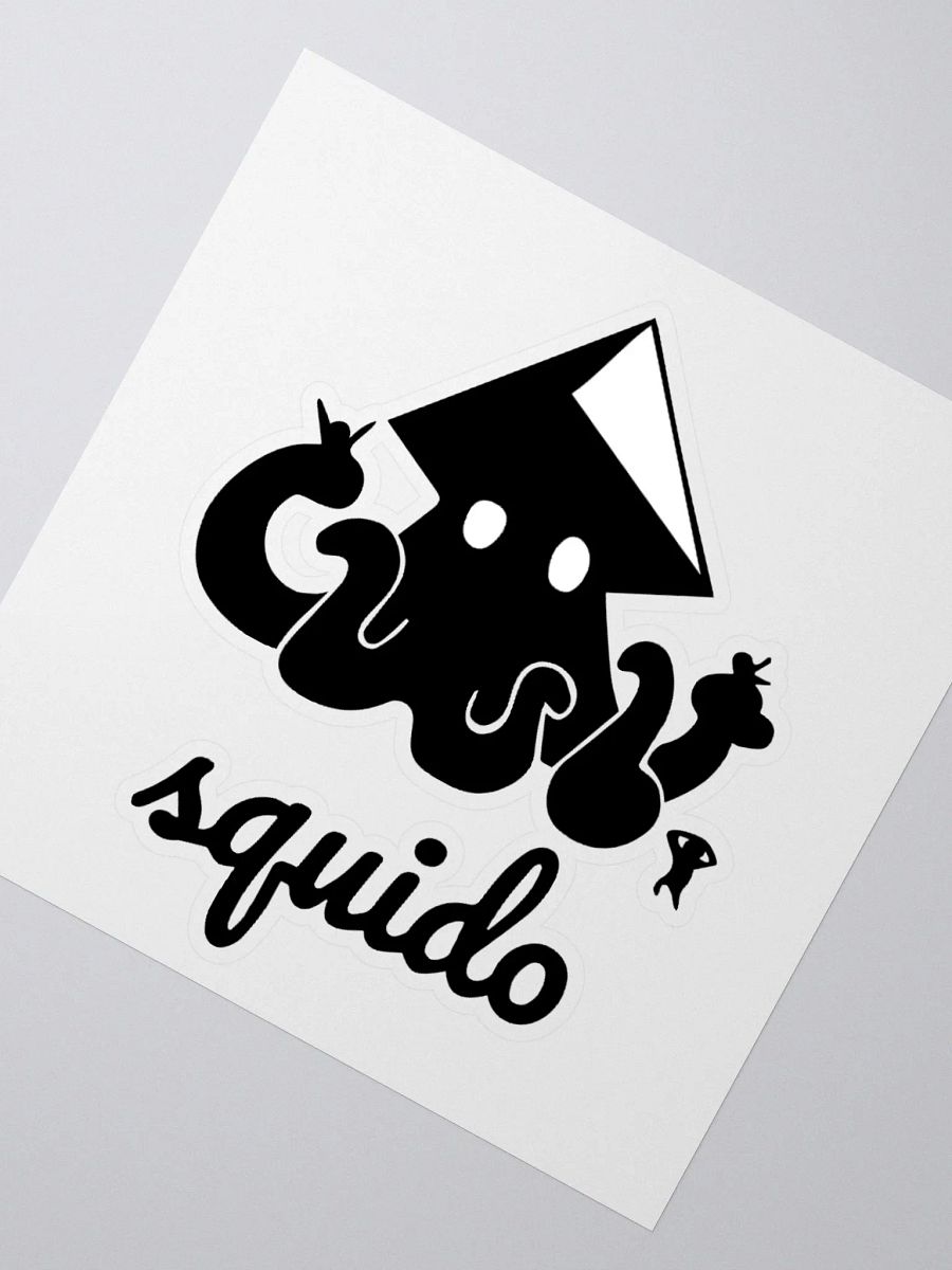 Squido Studio Black Logo Stickers product image (2)