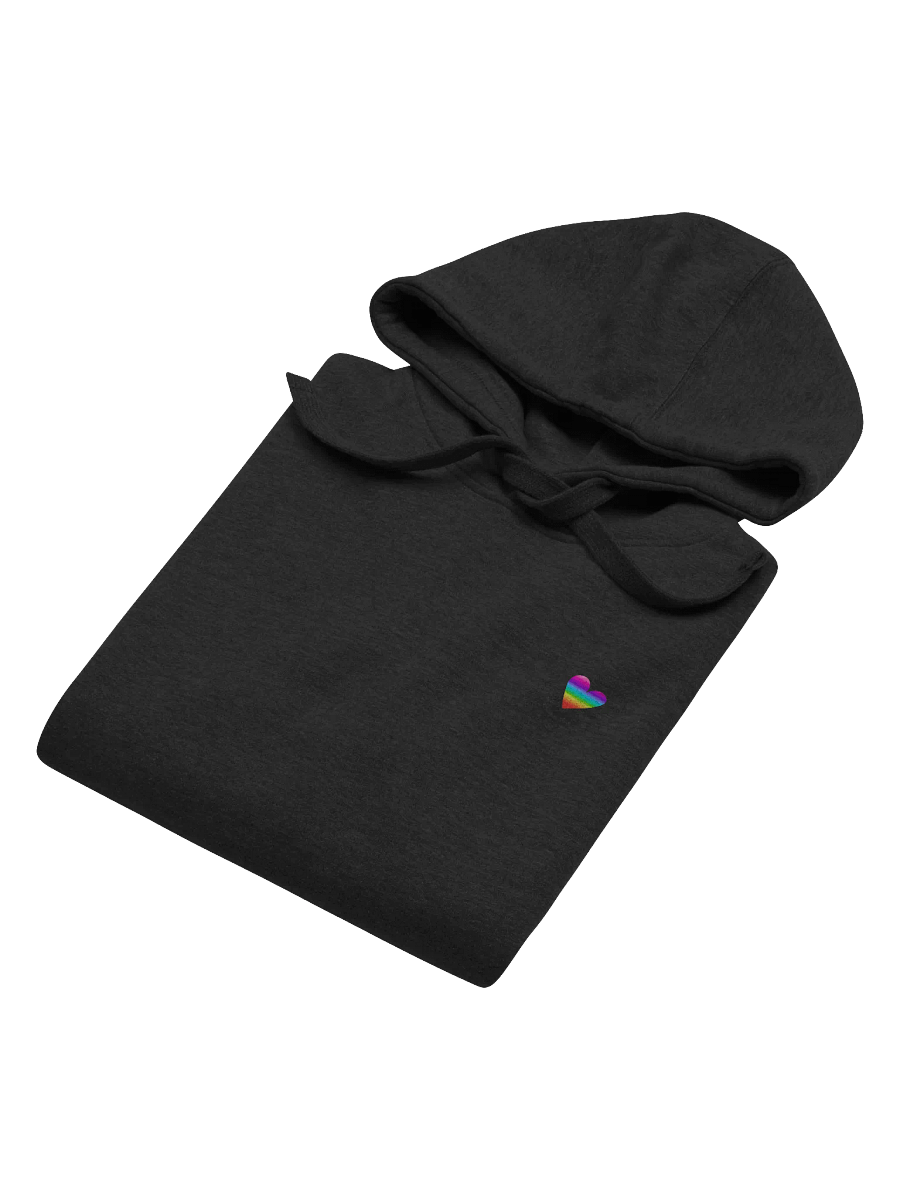 Rainbow Heart Cotton Heritage Unisex Premium Hoodie product image (6)