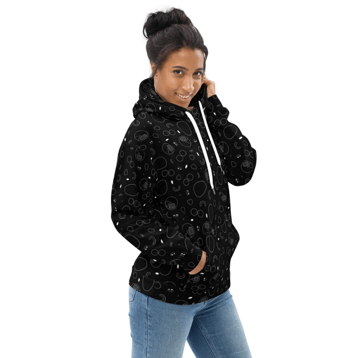 Artwomble SAR All Over Print Hoodie - Black product image (2)