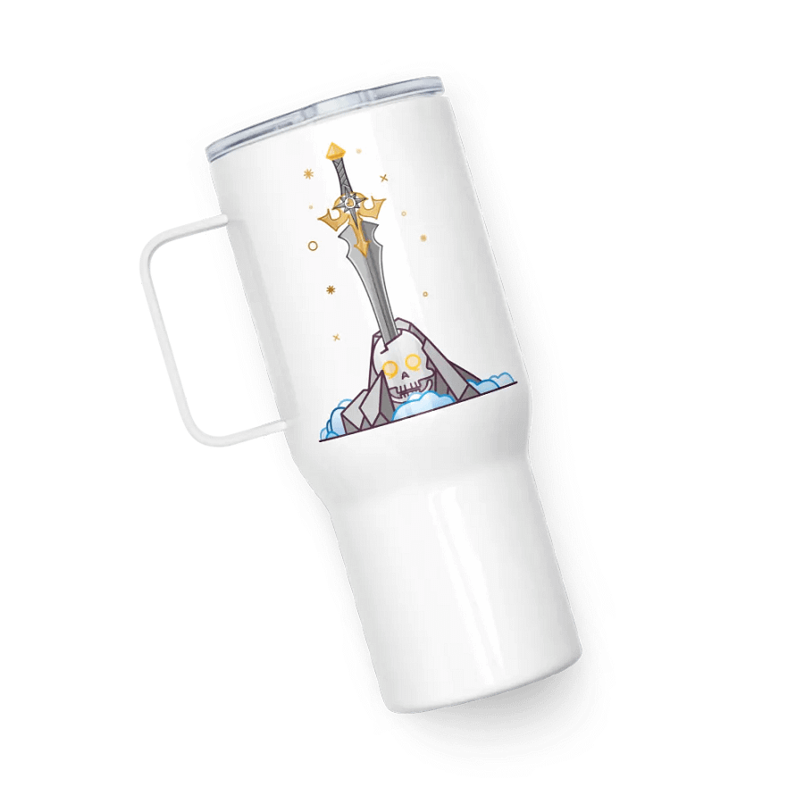 Sword in the Skull - Argent Variation - Tumbler w/Handle product image (5)