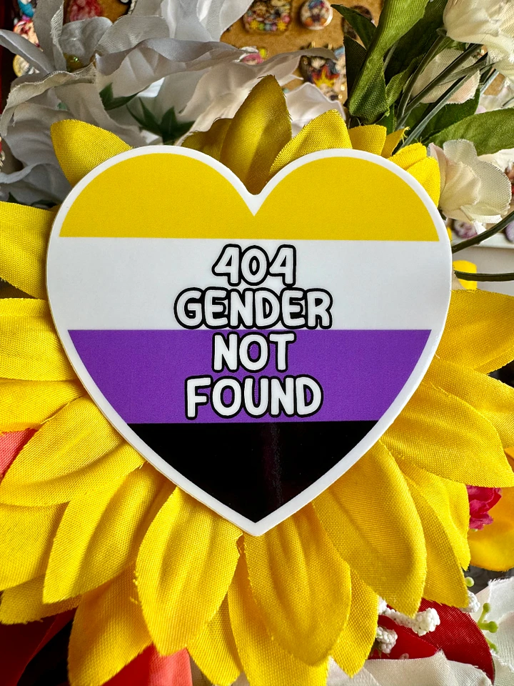 404 Gender Not Found Sticker product image (1)
