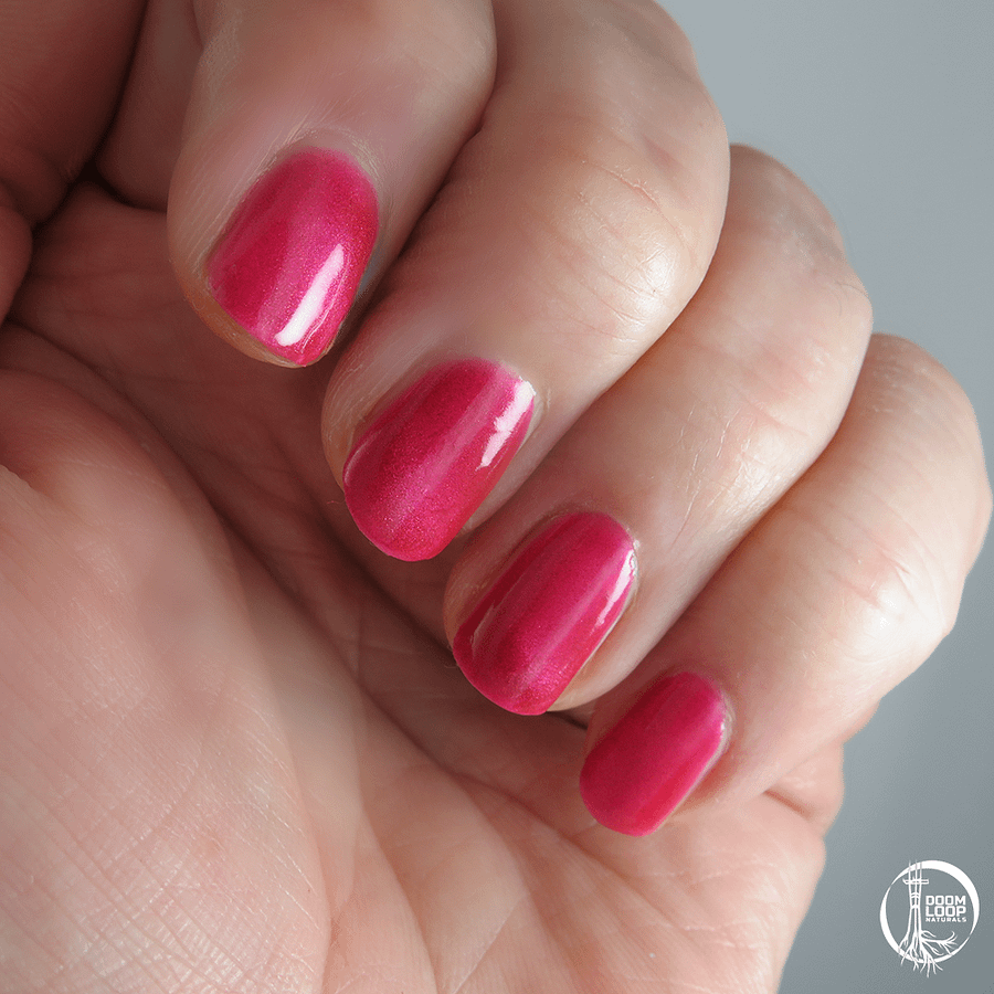 UNLAWFUL ASSEMBLY - Neon Red Jelly Magnetic Shimmer Polish product image (2)