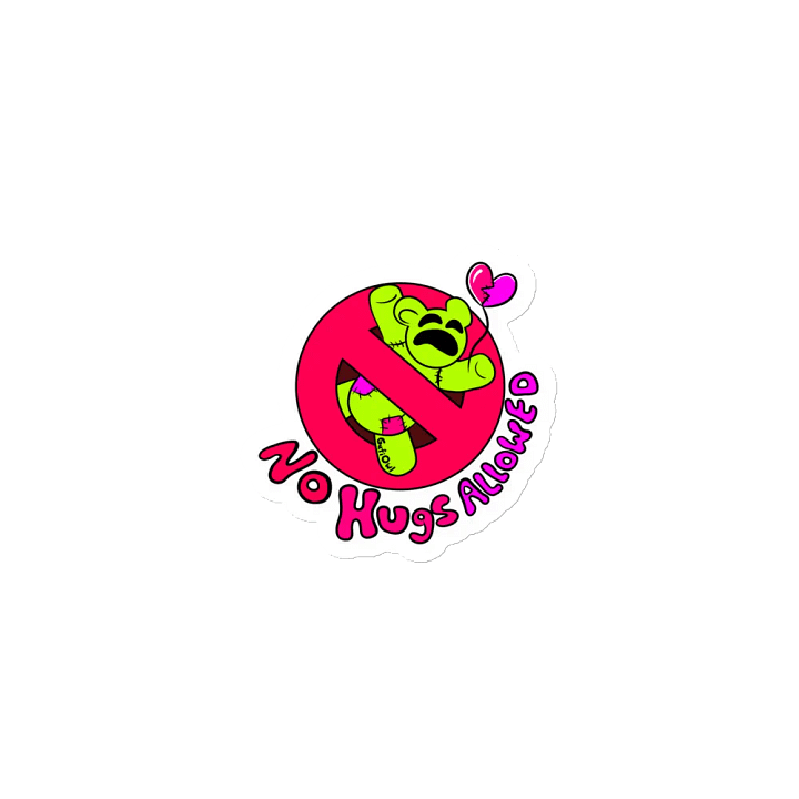 No Hugs Allowed Magnet product image (1)