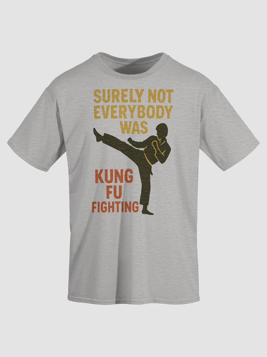 Surely Not Everybody Was Kung Fu Fighting Funny Graphic Tee product image (26)