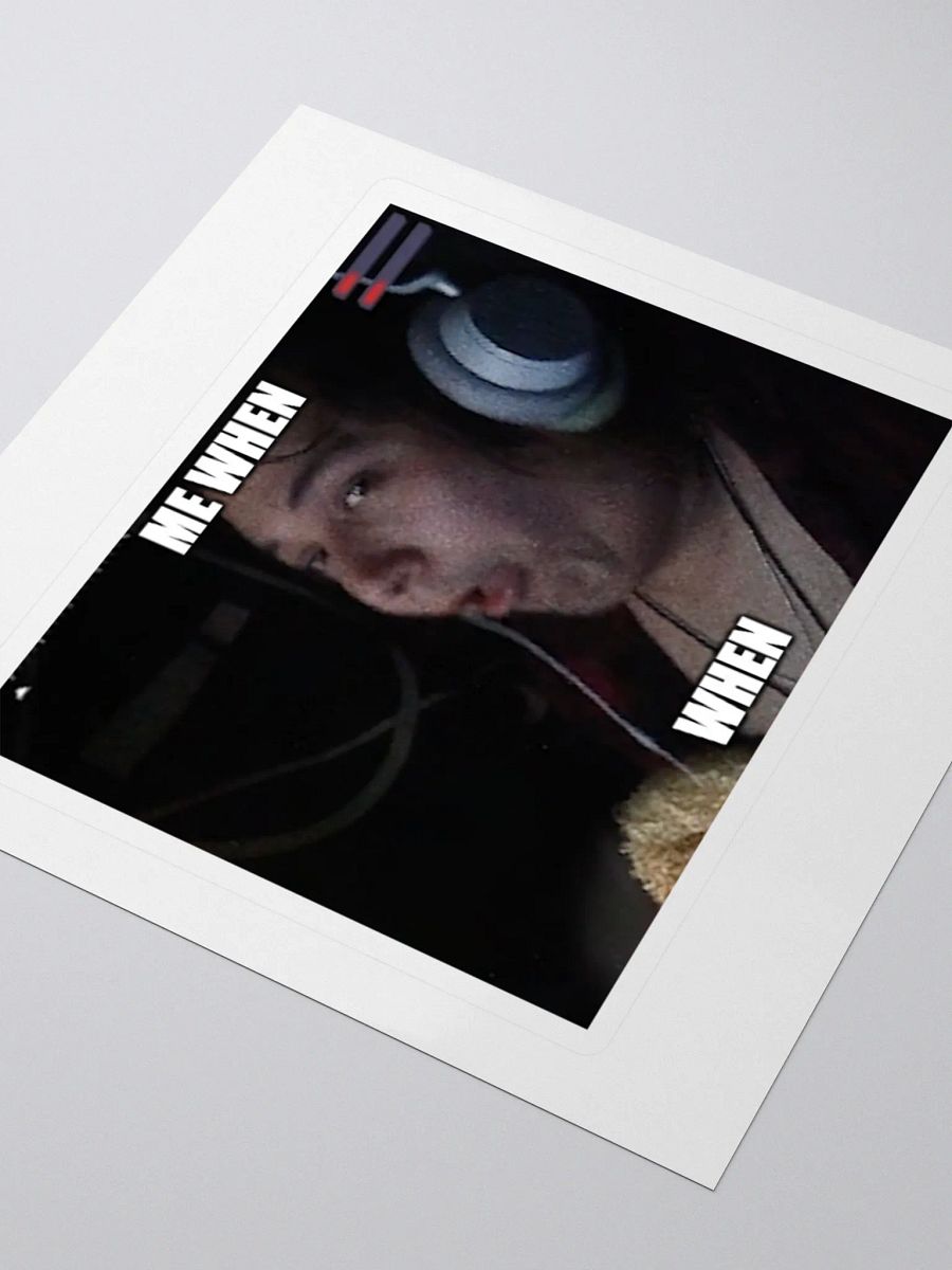Kha0s goofy ahh face Sticker product image (3)