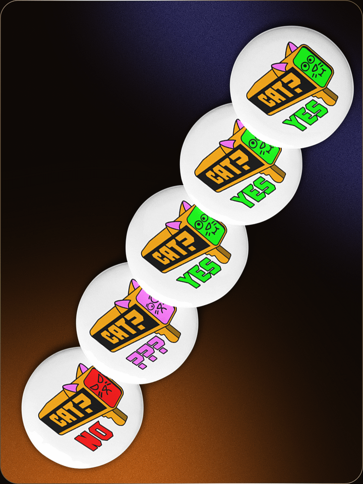 Purrlock's Home Pin Button Set (5x) product image (1)