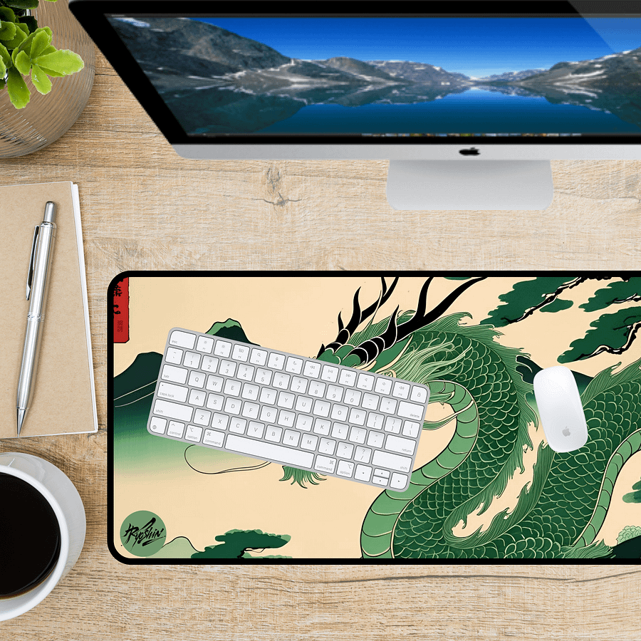 Ryoshin - Forest Guardian (Mori no Shugosha), Ancient Ryū Collection, Desk Mat product image (5)