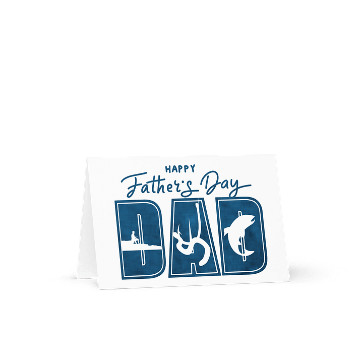Fisherman Father's Day Card product image (1)