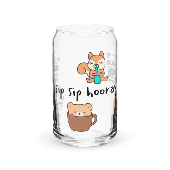 Adorable Animal Can-Shaped Glass Set product image (2)