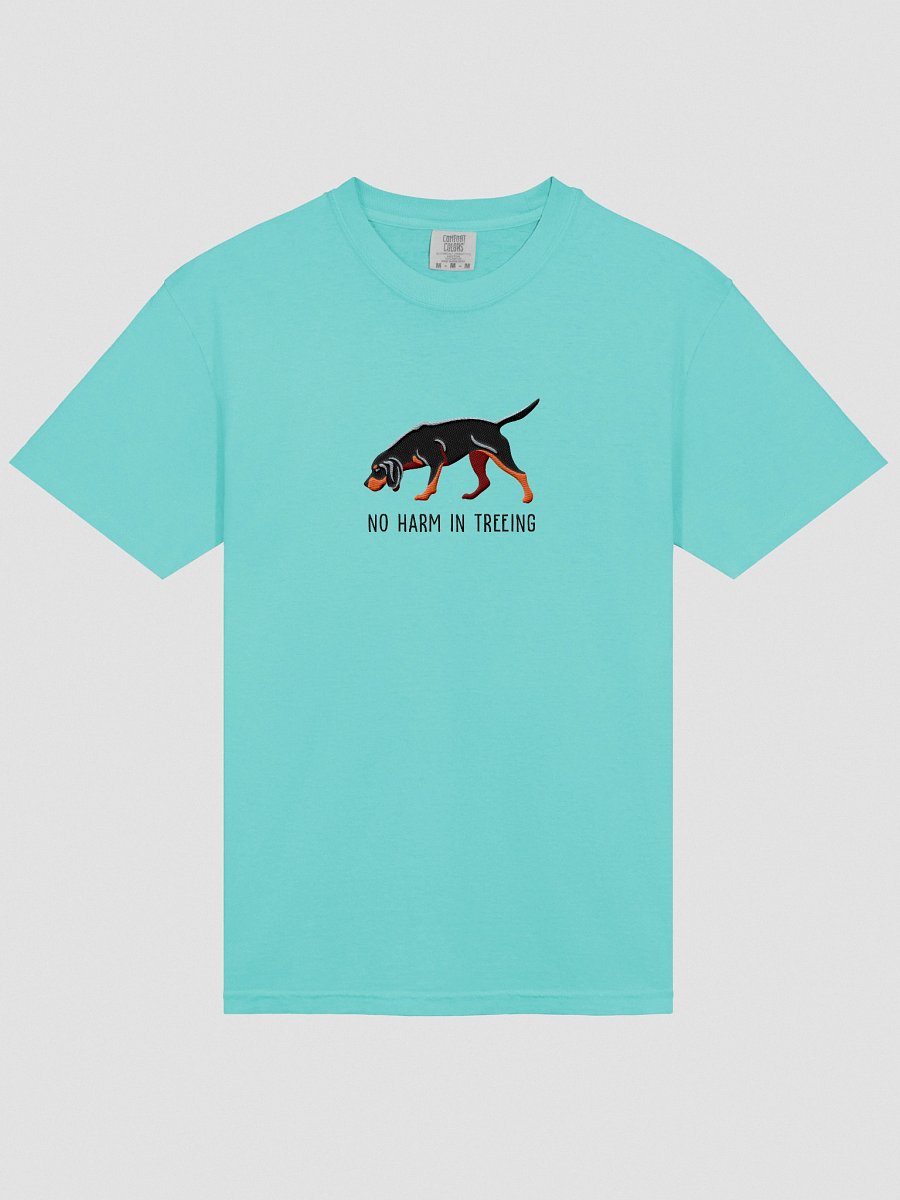 No Harm in Treeing T-Shirt(Embroidered) of a Black & Tan Coonhound product image (33)