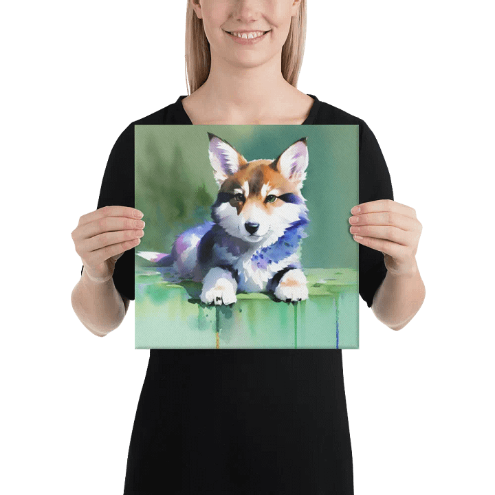 Cute Dog Digital Painting - v3 product image (2)