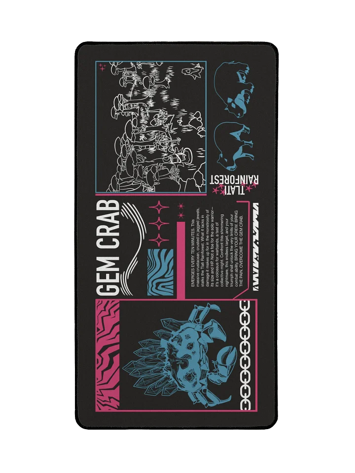 Gem Crab Desk Mat product image (2)