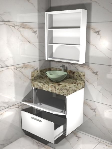 Projeto de banheiro com plano de corte product image (2)