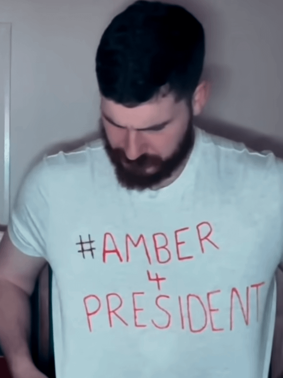 Amber 4 President Retro Ambaby Heavyweight T-Shirt product image (3)
