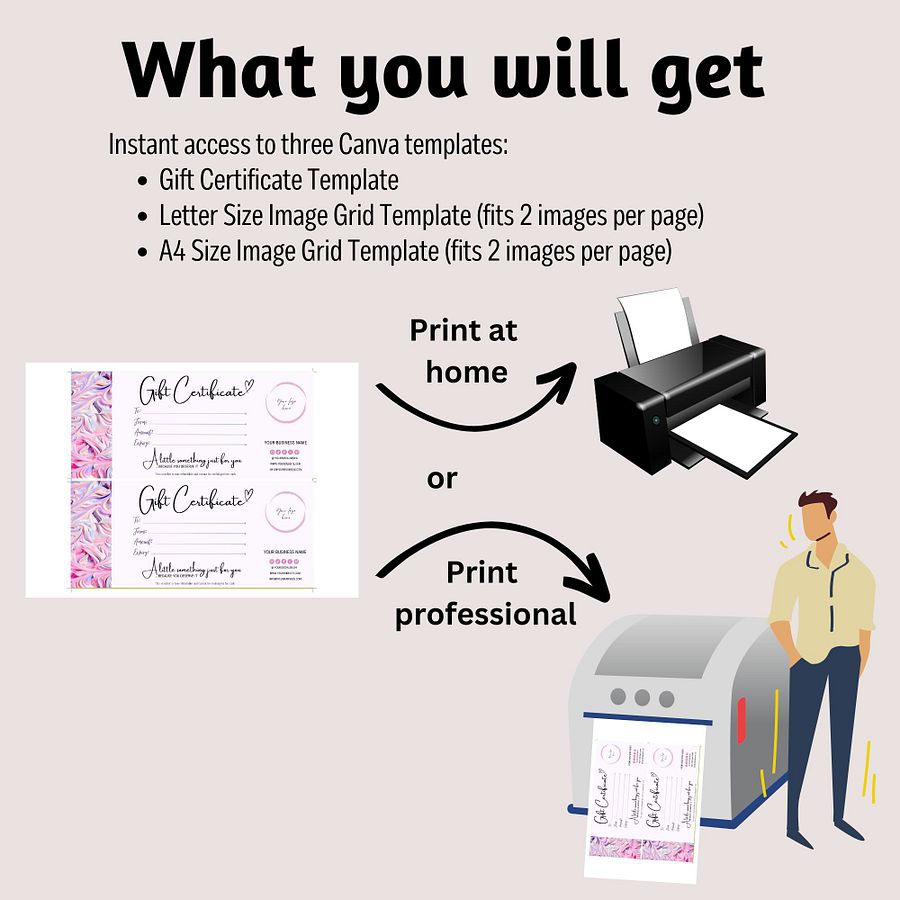 Emily - Gift Certificate Template product image (5)