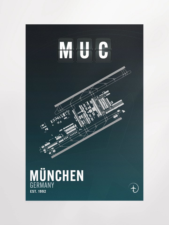 Munich MUC Poster product image (1)