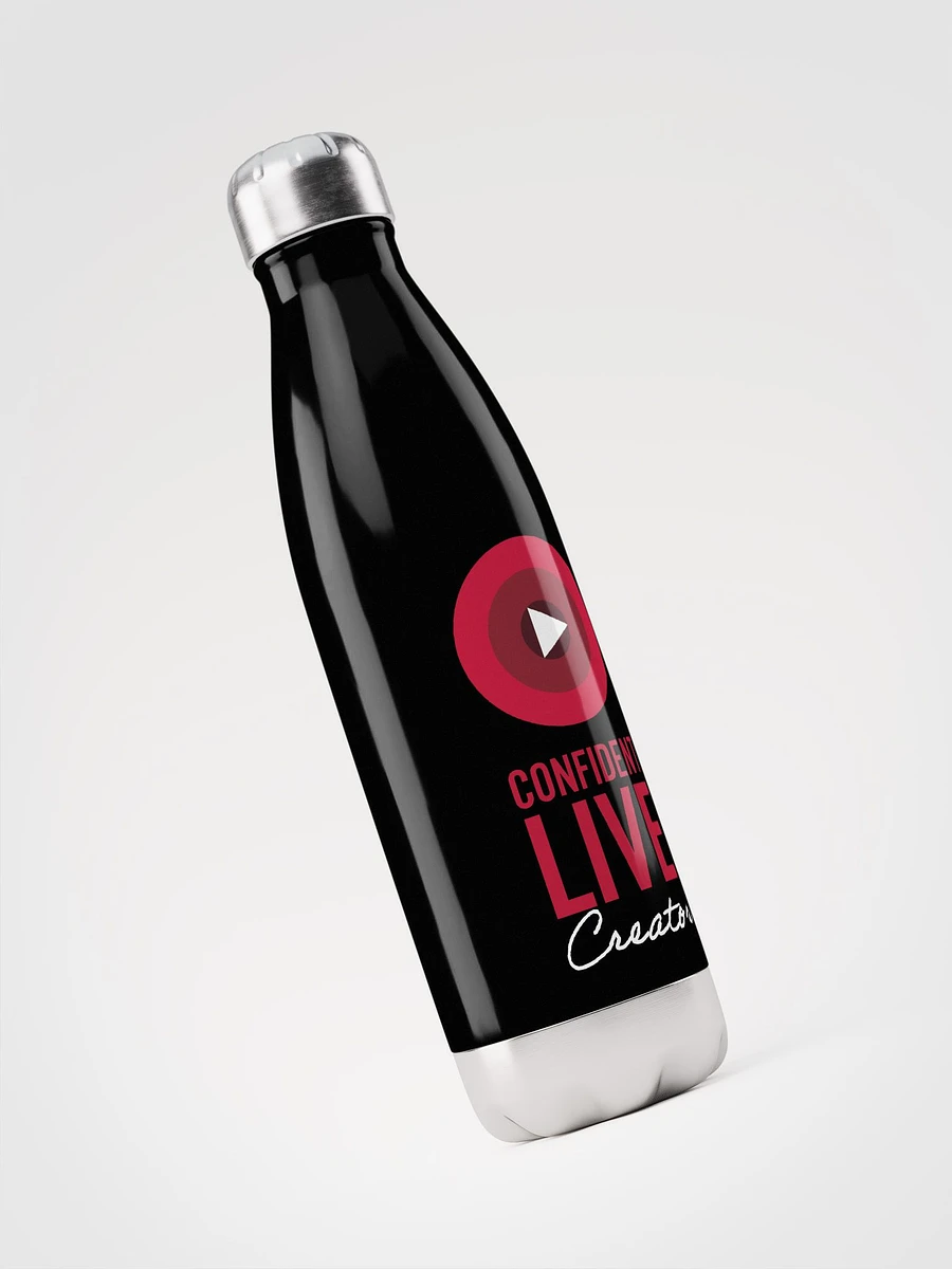 Confident Live Creator Water Bottle (Black) product image (4)