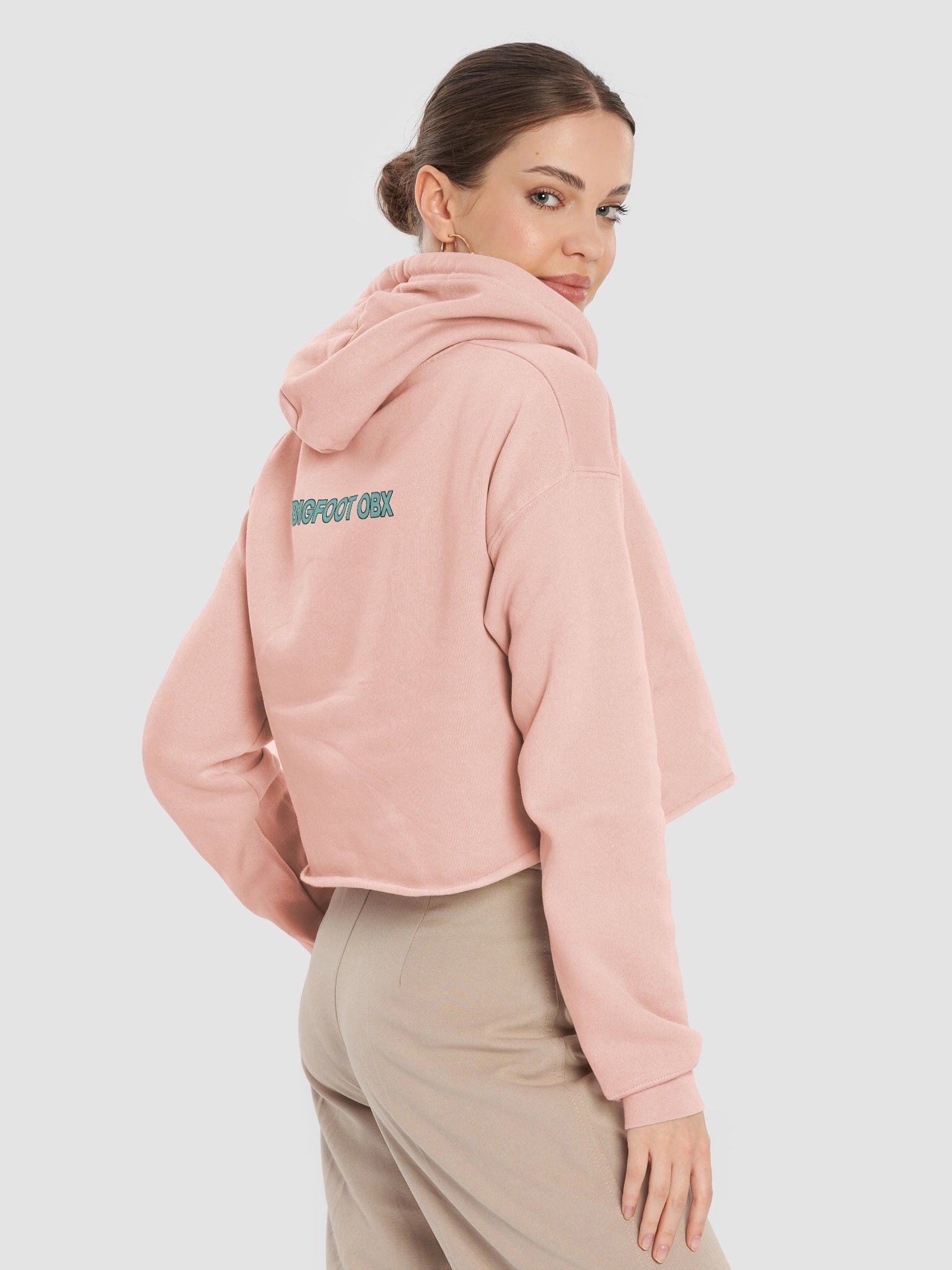 Destination Bigfoot Bronco Legends Of Sunset Best Friend's Bella+Canvas Fleece Women's Crop Hoodie (Multiple Colors Available) product image (24)