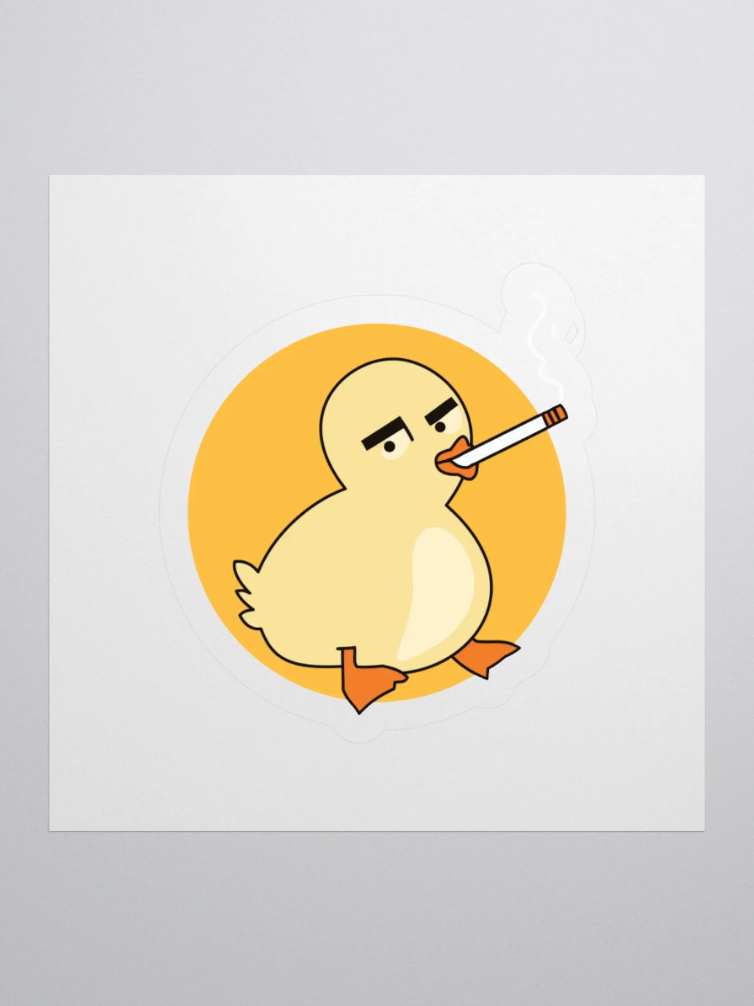 Drag Duck Sticker - For Dark Background product image (2)