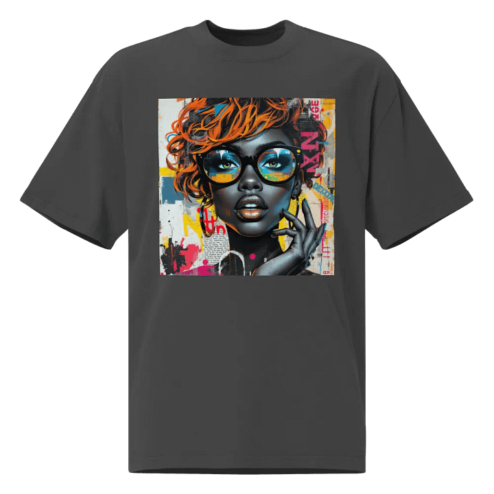 Vibrant Reflections Oversized T-Shirt product image (1)