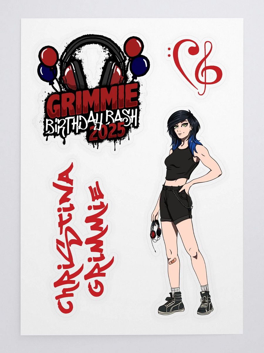 2025 Bday Bash Sticker Sheet product image (3)