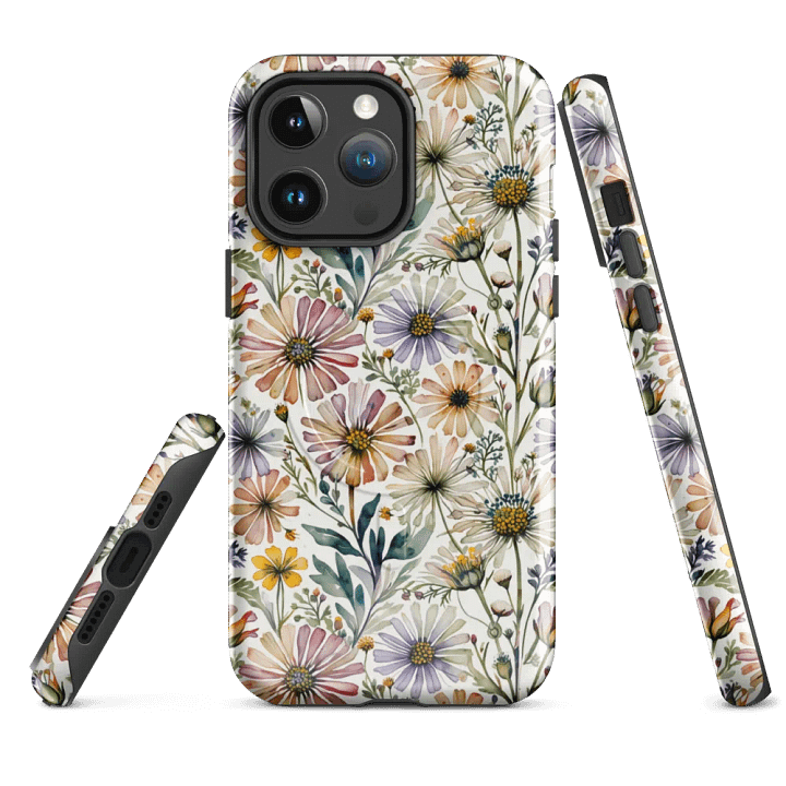 Watercolor Floral iPhone MagSafe® Tough Case product image (4)