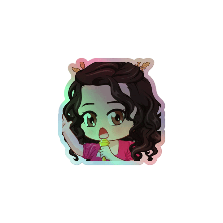Holographic Watermelon Singing Sticker product image (1)