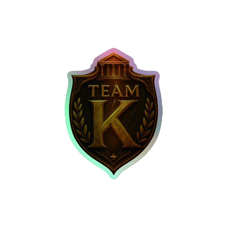 Team K V-5 HOLOGRAPHIC" STICKERS product image (2)