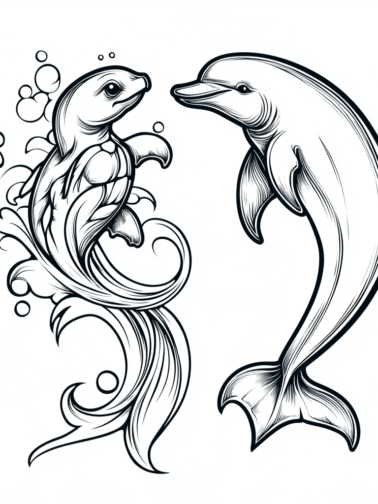 Shark and Ocean Friends Coloring Pages | Fun Underwater Adventure for Kids product image (5)