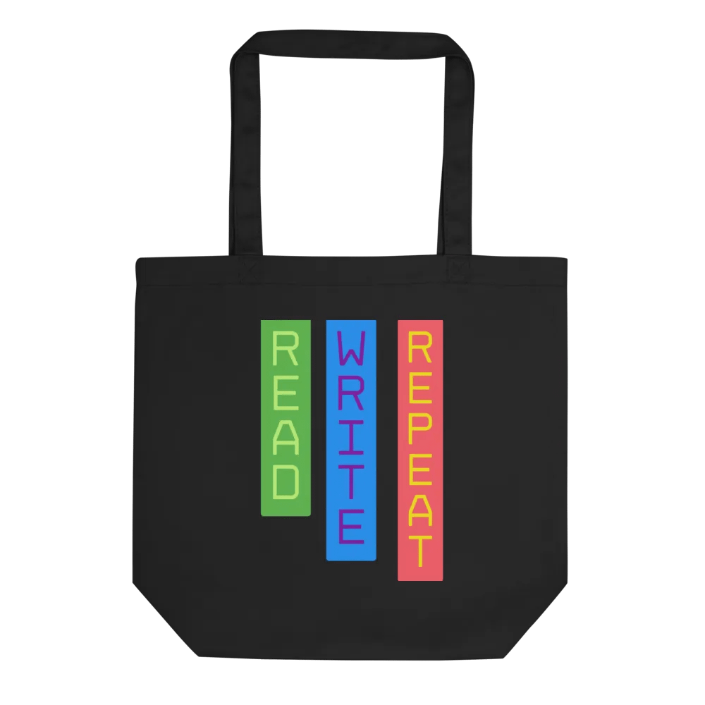 Read, Write, Repeat Tote Bag product image (1)