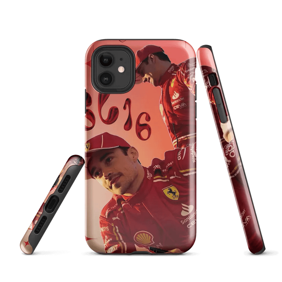 Charles Leclerc iPhone® Tough Case product image (1)